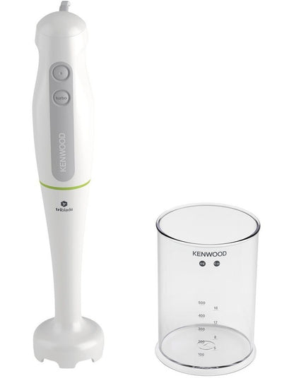 Triblade Hand Blender with Beaker in White/Green HDP101WG