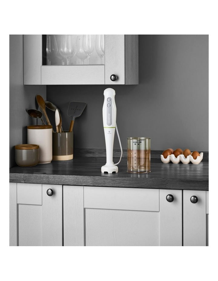 Triblade Hand Blender with Beaker in White/Green HDP101WG