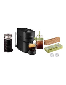 Vertuo Pop Capsule Coffee Machine Value Pack in Liquorice Black ENV90BAEPACK26