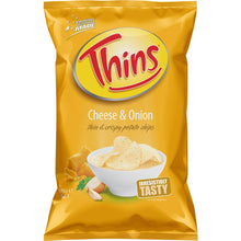 Thins Cheese & Onion Chips 175g