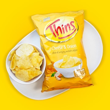 Thins Cheese & Onion Chips 175g