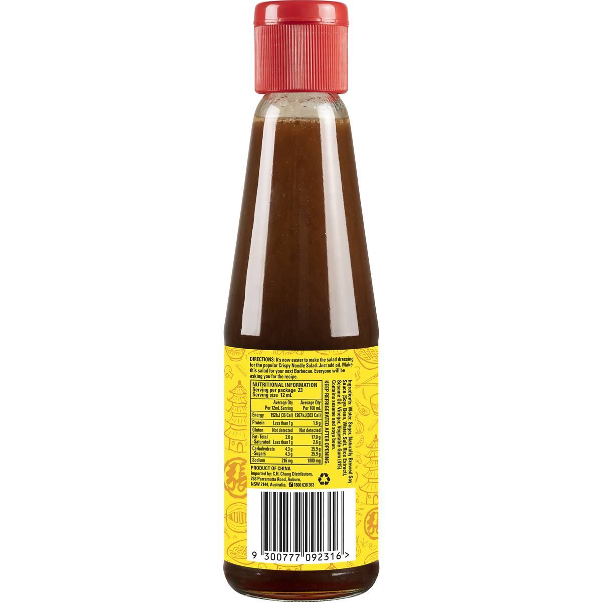 Chang's Salad Dressing Oriental 280ml