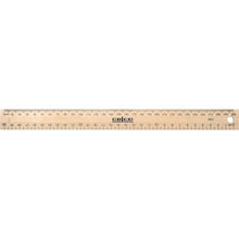 Celco Wooden Ruler Metric Drilled 30cm each