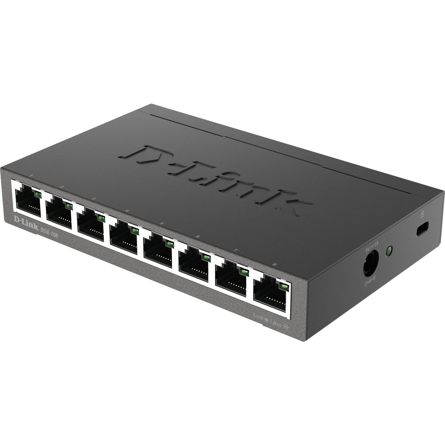 D-Link 8-Port Gigabit Desktop Switch (Metal Housing)