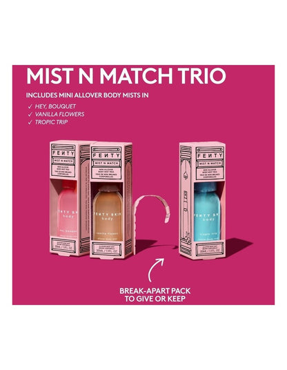 MIST N MATCH MINI ALLOVER BODY MIST TRIO