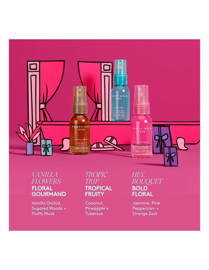 MIST N MATCH MINI ALLOVER BODY MIST TRIO