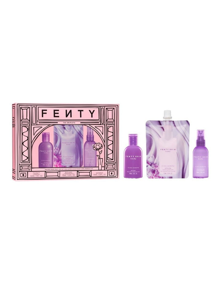 THE DRIPLETS MINI BODY WASH, MILK + MIST SET
