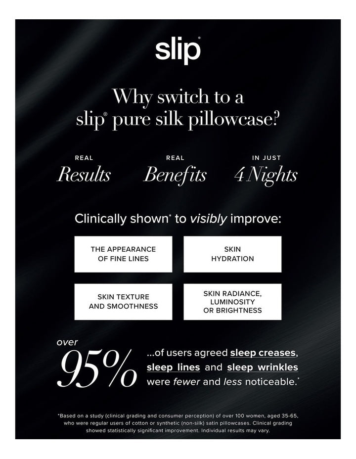 Pure Silk Queen Pillowcase in Evie