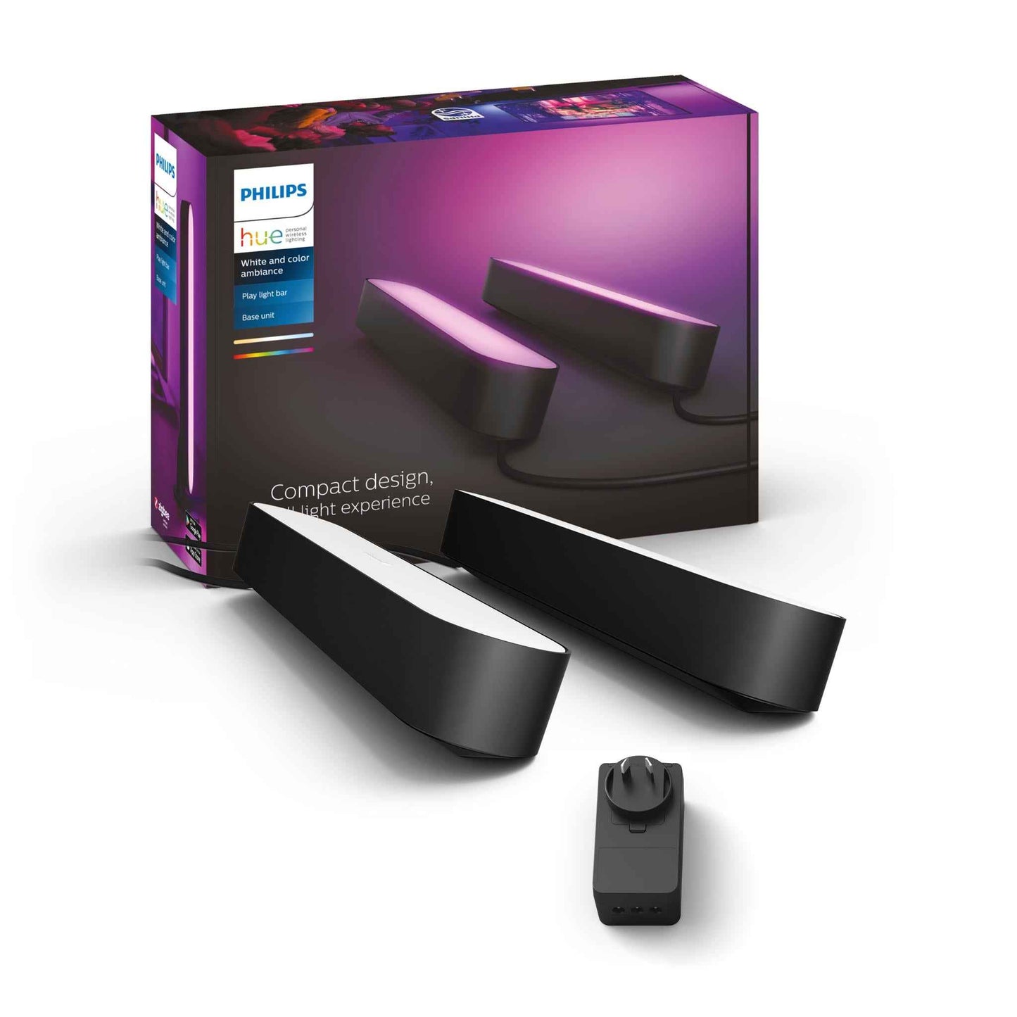 Philips Hue Play Smart Light Bar Double Pack (Black)