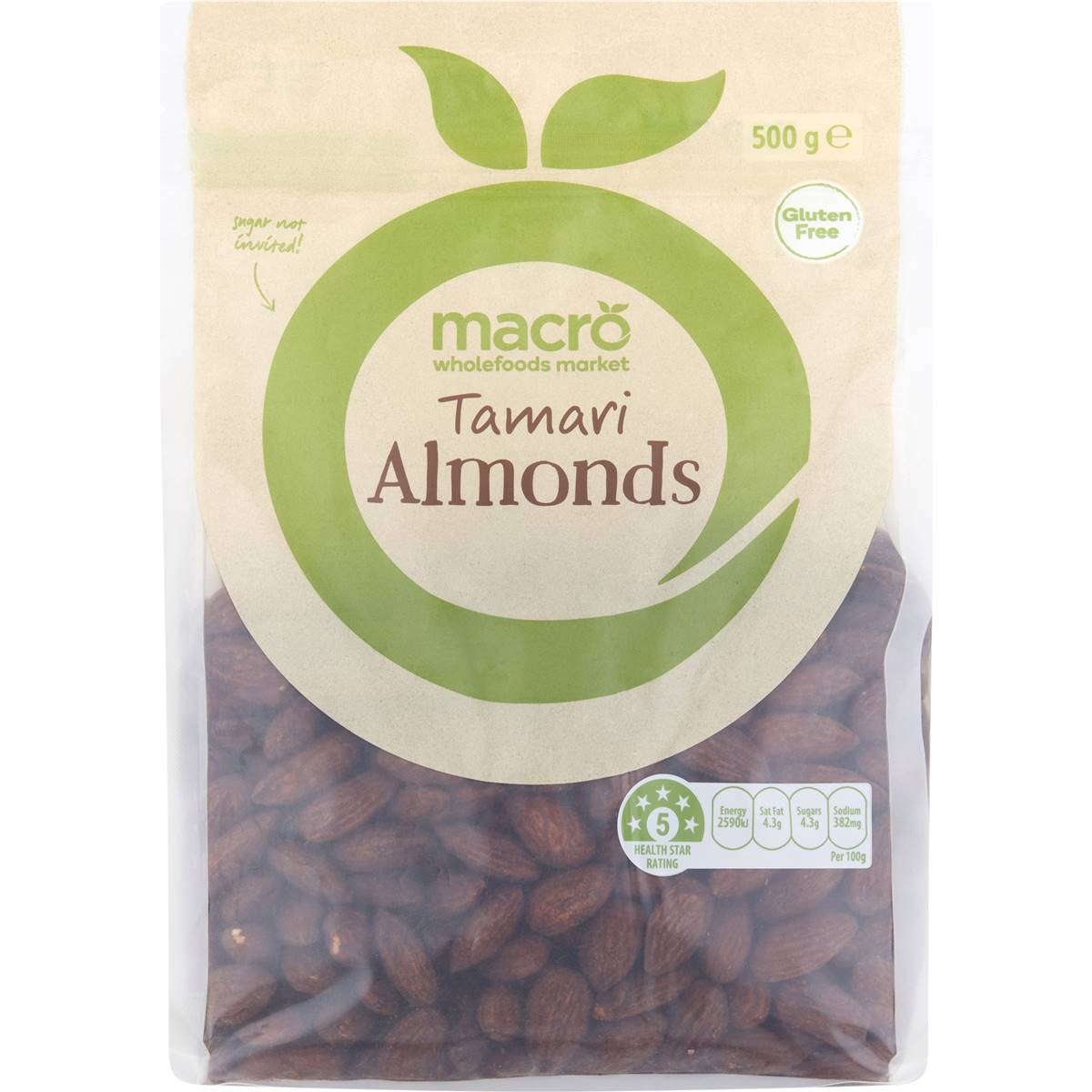 Macro Almonds Tamari 500g