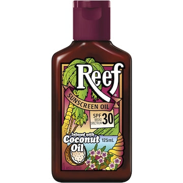 Reef SPF 30+ Tanning Oil Coconut Sunscreen 125mL