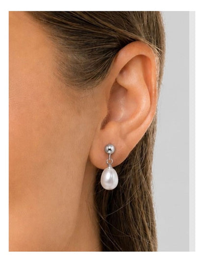 Pure Elements Silver Drop Earrings M0455AE002