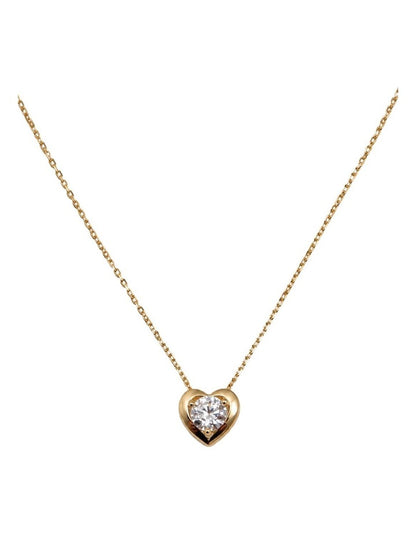 Brilliant Heart Gold Pendant