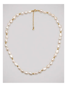 Baroque Freshwater Pearl Gold Necklace