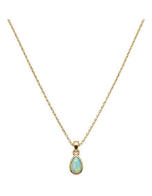 Lab Grown Opal Dainty Pendant