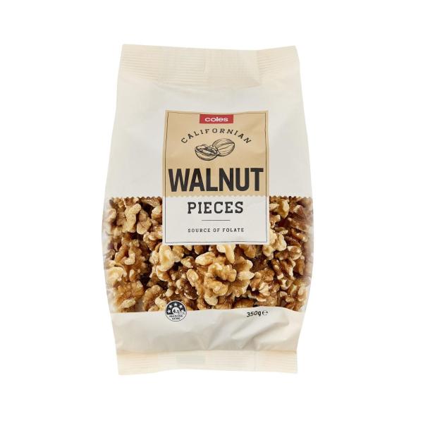 COLES CALIFORNIAN WALNUTS 350G