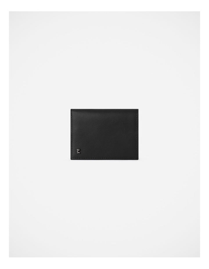 Hayden Leather Bi-Fold Wallet in Black