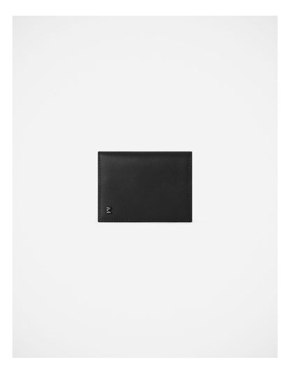 Hayden Leather Bi-Fold Wallet in Black