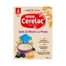 NESTLE CERELAC BABY CEREAL OATS & WHEAT WITH PRUNE BABY FOOD FROM 6 MONTHS 200G