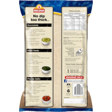 Mission Corn Chips Deli Round 500g