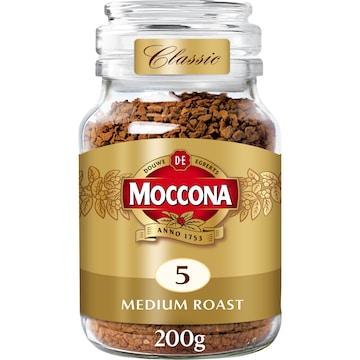Moccona Freeze Dried Instant Coffee Classic Medium Roast 200g