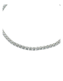 Gregory Ladner CZ Fine Tennis Bracelet GJBF010M in Rhodium