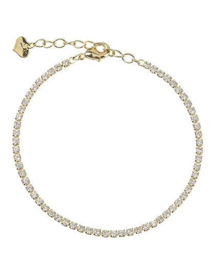 Gregory Ladner CZ Tennis Bracelet GJBF011M in Gold