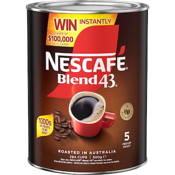 Nescafe Blend 43 Instant Coffee Tin 500g