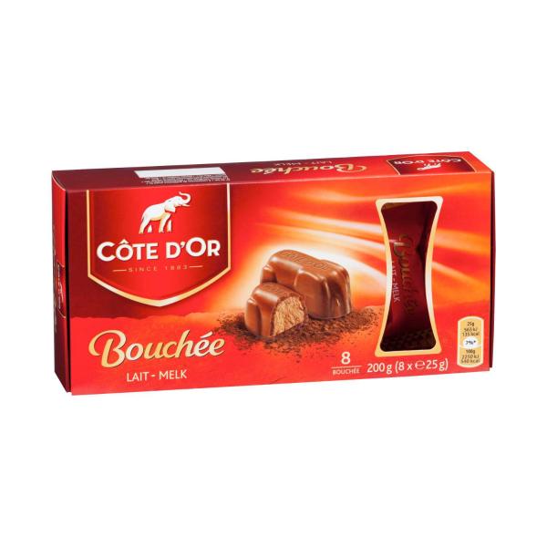 BOUCHEE MILK CHOCOLATE 8PK 200G