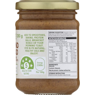 Macro Natural Almond Spread 250g