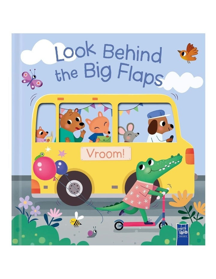 LOOK BEHIND THE BIG FLAPS: VROOM by YOYO Books