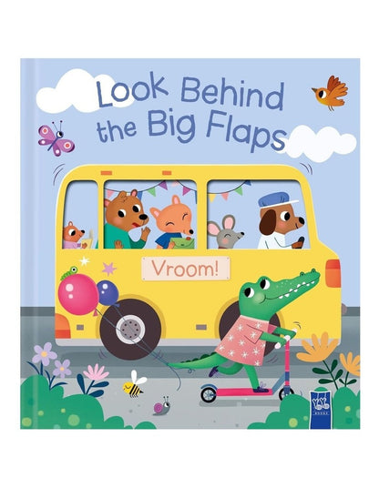 LOOK BEHIND THE BIG FLAPS: VROOM by YOYO Books