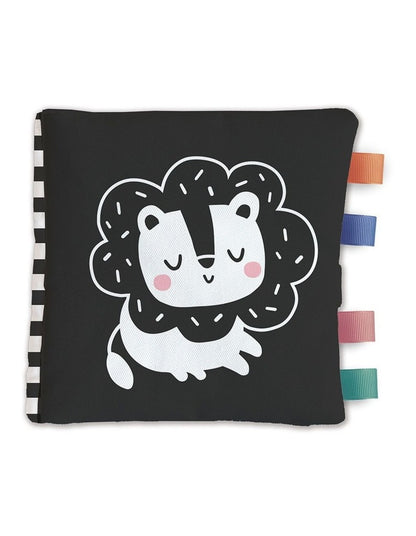 BABY'S SOFT BOOK - BLACK & WHITE: LITTLE LION by YOYO BOOKS