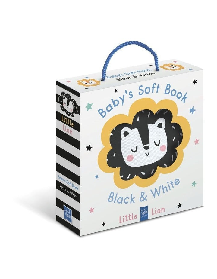 BABY'S SOFT BOOK - BLACK & WHITE: LITTLE LION by YOYO BOOKS