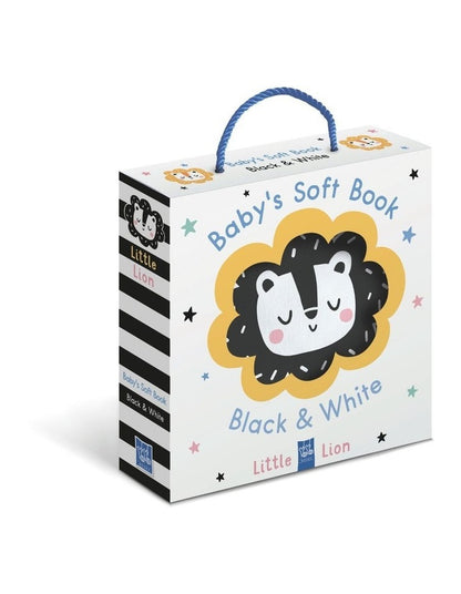 BABY'S SOFT BOOK - BLACK & WHITE: LITTLE LION by YOYO BOOKS