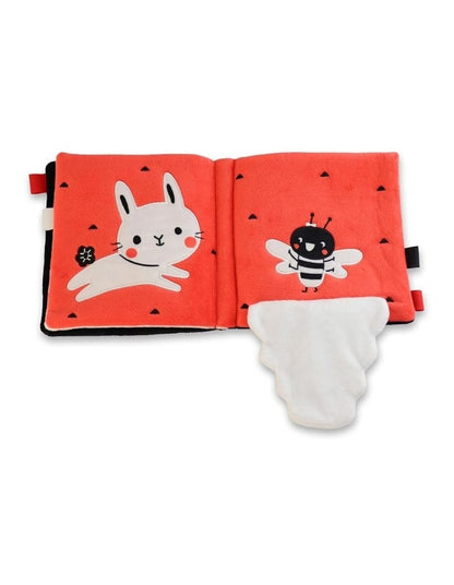 BABY'S SOFT BOOK - BLACK, WHITE & RED: LITTLE MOON by YOYO Books