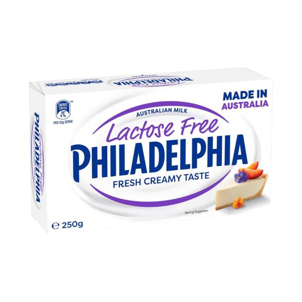 PHILADELPHIA BLOCK LACTOSE FREE 250G
