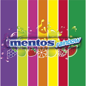 Mentos Fruit Chews Rainbow 37.5g