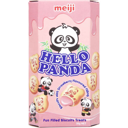 Meiji Hello Panda Strawberry Strawberry 50g