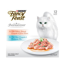 FANCY FEAST ADULT INSPIRATIONS SALMON & TUNA CAT FOOD 12X70G
