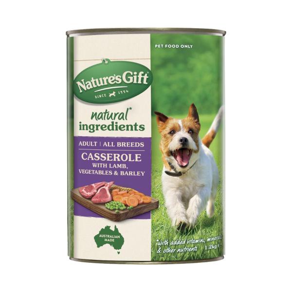 Adult All Breeds Wet Dog Food Casserole Gravy Lamb - Vegetable & Barley