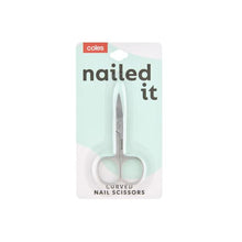 COLES CURVED NAIL SCISSORS 1 PACK