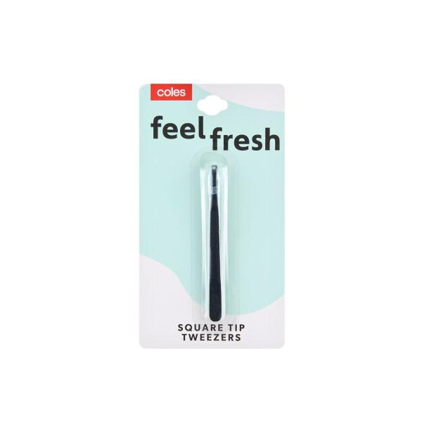 COLES TWEEZER SQUARE TIP 1 PACK