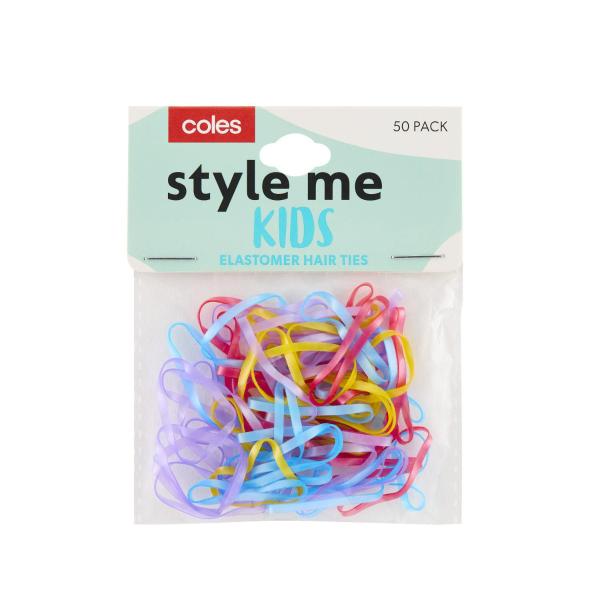 COLES PONYTAILER ELASTOMER 50 PACK