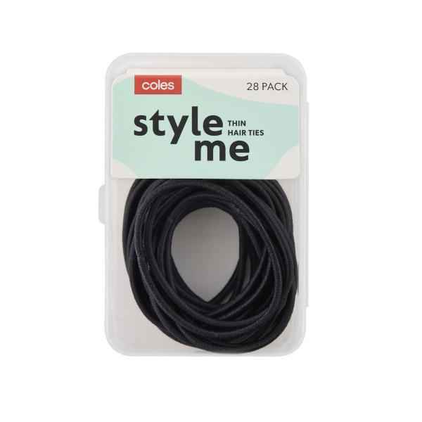 Thin Black Ponytailers