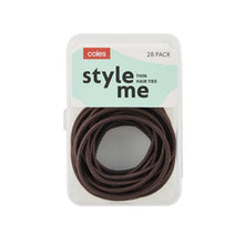 COLES PONYTAILER THIN BROWN 28 PACK