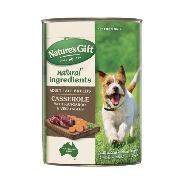 Just Natural Casserole Gravy With Kangaroo Vegetables & Barley Dog Food