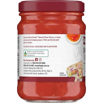 MasterFoods Sweet & Sour Sauce 270g