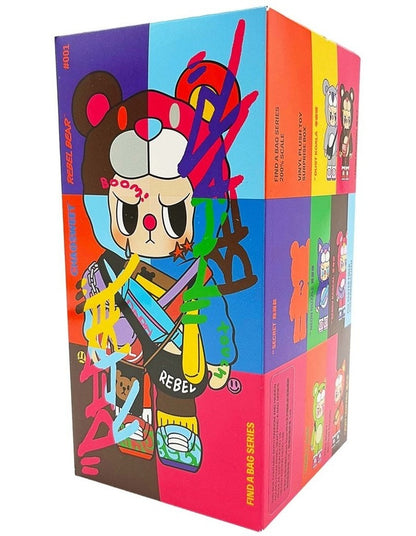 Rebel Bear Mystery Plush Collectible - Movable Bag Series