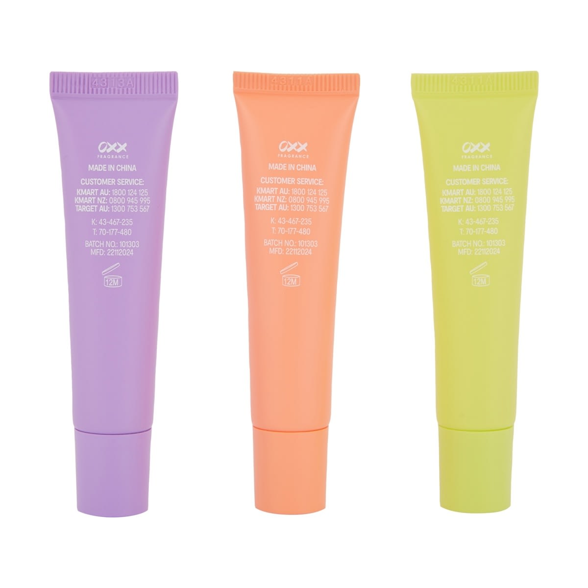 OXX Fragrance Summer Solstice Lip Gloss Trio